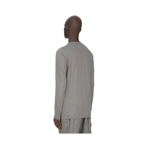 Rick Owens Temple Level Ls T In Euca Classic Cotton Jersey