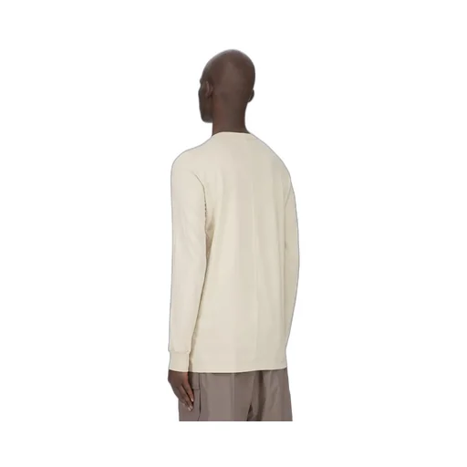 Rick Owens Temple Level Ls T In Sand Classic Cotton Jersey