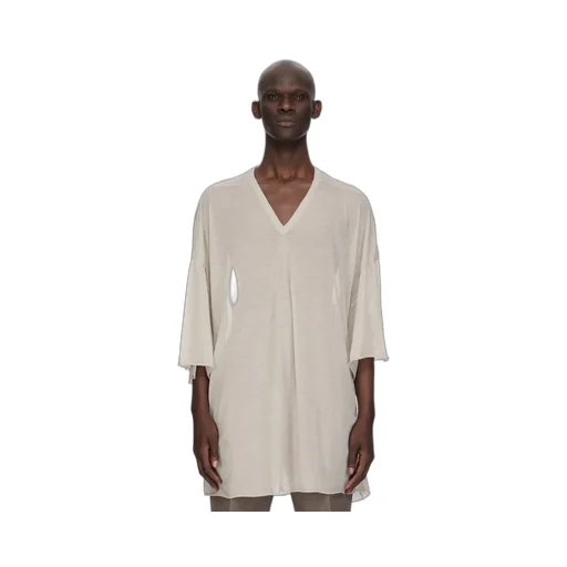 Rick Owens Temple V Tommy T In Pearl Unstable Cotton