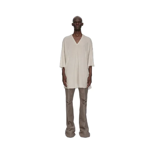 Rick Owens Temple V Tommy T In Pearl Unstable Cotton