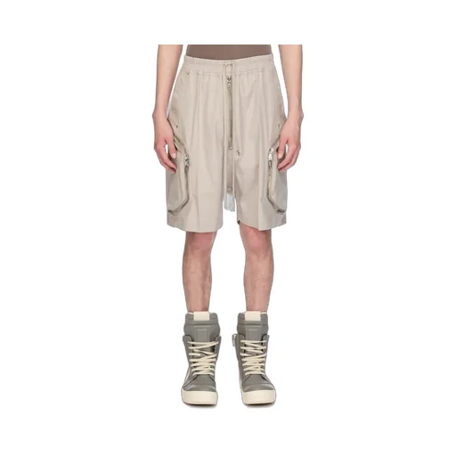 Rick Owens Temple Heizer Bela In Pearl Heavy Poplin