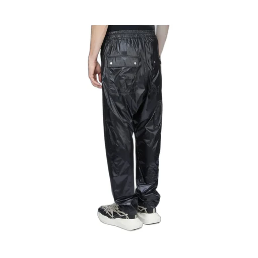 Rick Owens Temple Bela Pants In Black Shiny Nylon