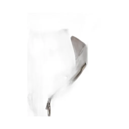 Rick Owens Temple Heizer Bela In Pearl Heavy Poplin