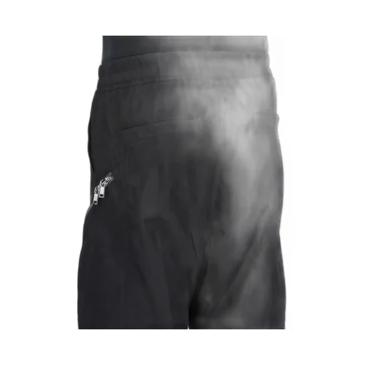Rick Owens Temple Heizer Belas In Black Cotton Poplin