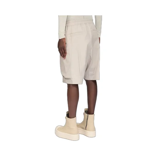 Rick Owens Temple Heizer Bela In Pearl Heavy Poplin