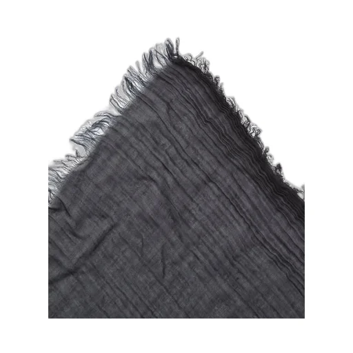 Rick Owens Temple Kika Mega 140X200 In Black Scarf