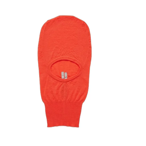 Rick Owens Temple Skull In Coral Lightweight Cashmere Knit