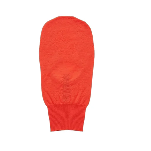 Rick Owens Temple Skull In Coral Lightweight Cashmere Knit