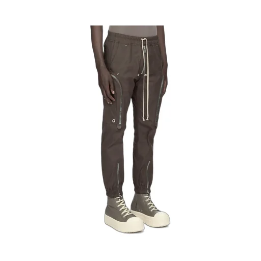 Rick Owens Temple Bauhaus Cargo In Dark Dust Heavy Poplin