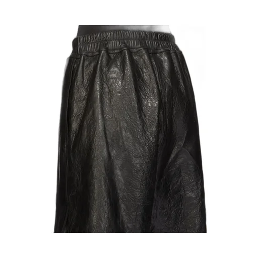 Rick Owens Temple Boxers In Black Tumbled Lamb