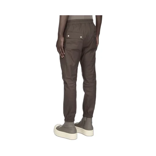 Rick Owens Temple Bauhaus Cargo In Dark Dust Heavy Poplin