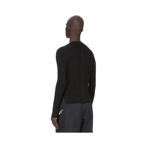 Rick Owens Temple Ribbed Geo In Dust Ribbed Knit