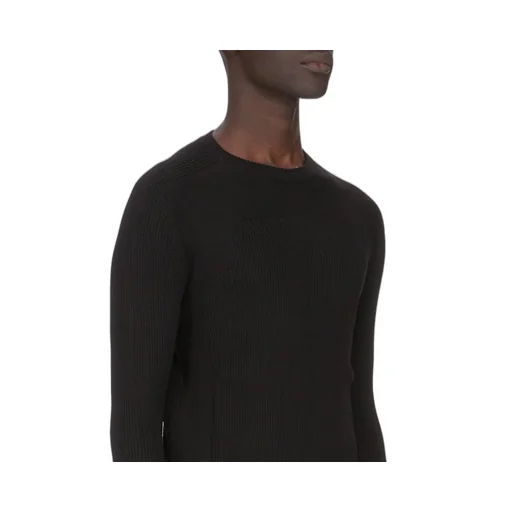 Rick Owens Temple Ribbed Geo In Dust Ribbed Knit