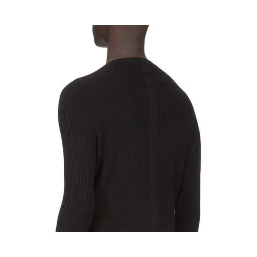 Rick Owens Temple Ribbed Geo In Dust Ribbed Knit
