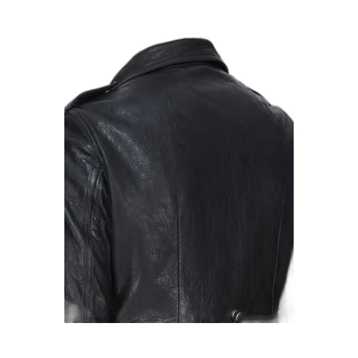 Rick Owens Temple Cropped Luke S Stooges In Black Tumbled Lamb