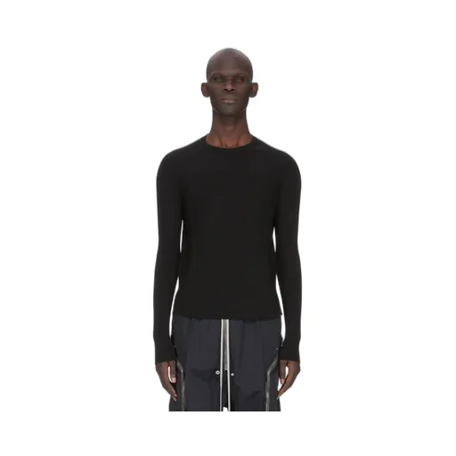Rick Owens Temple Ribbed Geo In Dust Ribbed Knit