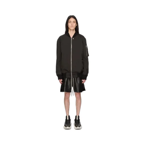 Rick Owens Temple Classic Flight In Black Tech Duchesse