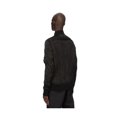 Rick Owens Temple Classic Flight In Black Cupro Satin