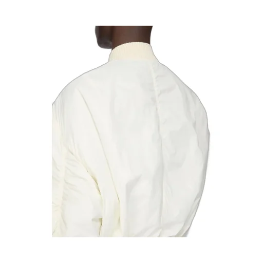 Rick Owens Temple Secchia Flight In Milk Shiny Nylon