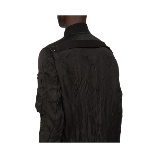 Rick Owens Temple Classic Flight In Black Cupro Satin