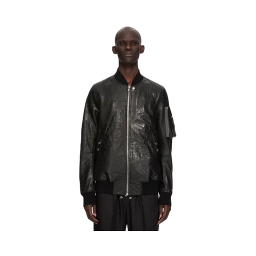 Rick Owens Temple Classic Flight In Black Tumbled Lamb