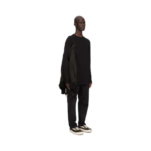Rick Owens Temple Classic Flight In Black Cupro Satin