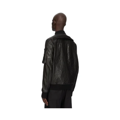 Rick Owens Temple Classic Flight In Black Tumbled Lamb