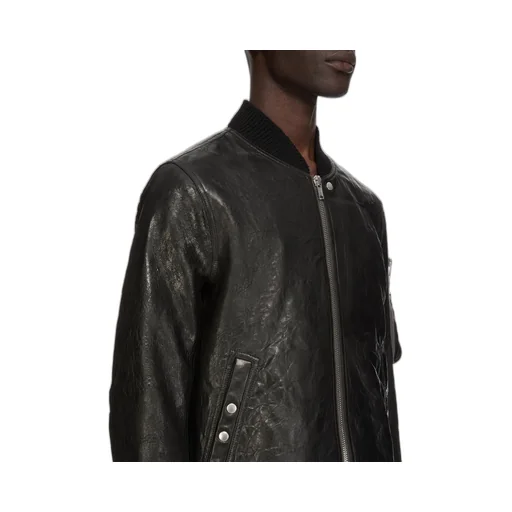 Rick Owens Temple Classic Flight In Black Tumbled Lamb