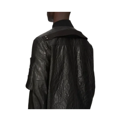 Rick Owens Temple Classic Flight In Black Tumbled Lamb