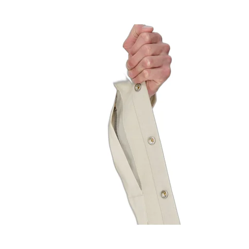 Rick Owens Temple Outershirt In Sand Cordura Cotton