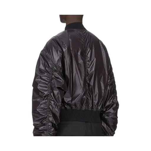 Rick Owens Temple Secchia Flight In Black Shiny Nylon