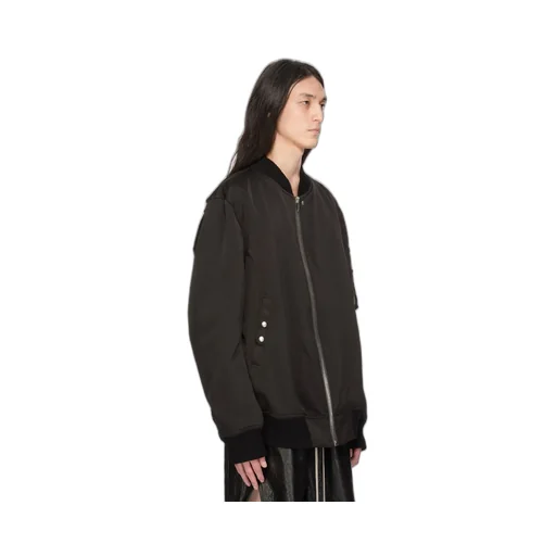 Rick Owens Temple Classic Flight In Black Tech Duchesse