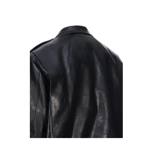 Rick Owens Temple Jumbo Bauhaus Stooges In Black Glossy Bull