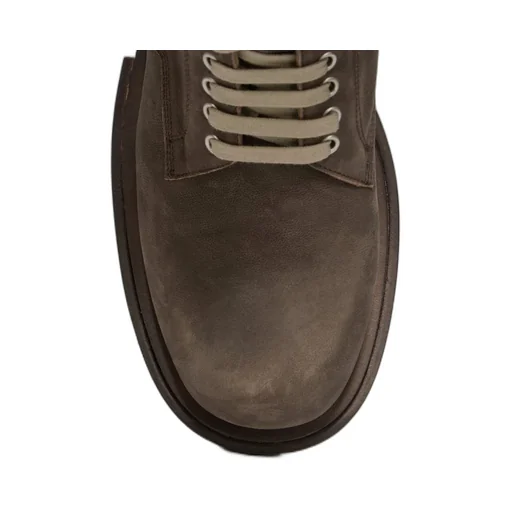 Rick Owens Temple Low Army Gabe In Dark Dust Waxy Nubuck