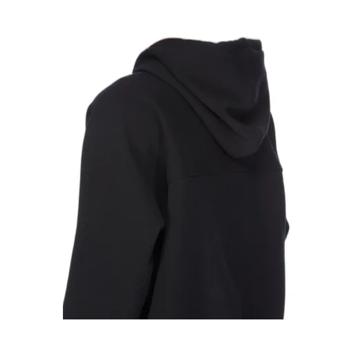 Rick Owens Concordians Windbreaker In Black Compact Terry Jersey