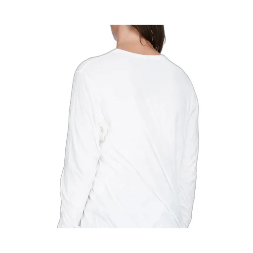 Rick Owens Concordians Jumbo Double Ls T In Milk Unstable Cotton
