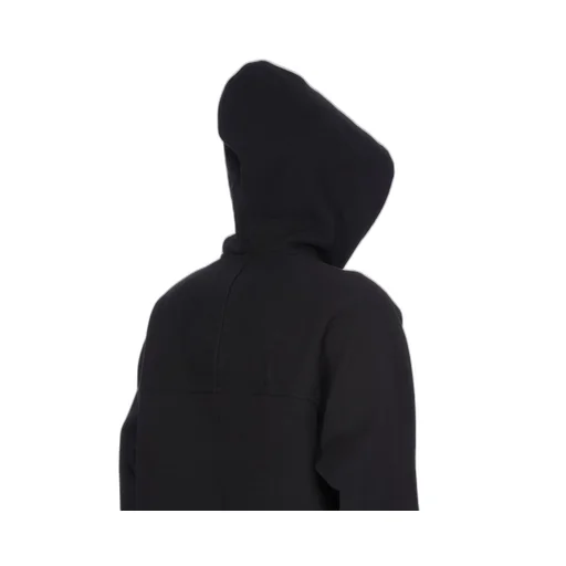 Rick Owens Concordians Windbreaker In Black Compact Terry Jersey