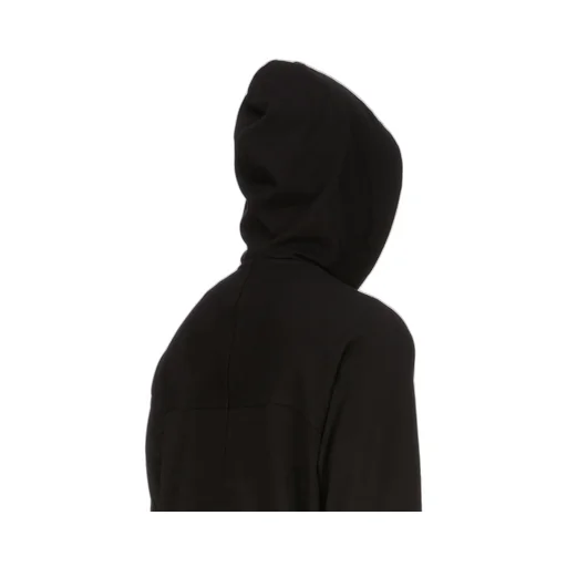 Rick Owens Concordians Windbreaker In Black Heavy Jersey