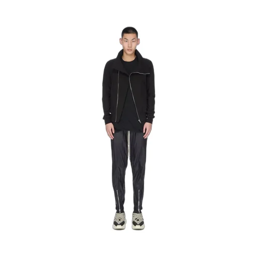 Rick Owens Concordians Bauhaus Jogger In Black Heavy Jersey