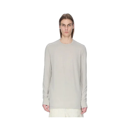 Rick Owens Concordians Level Ls T In Pearl Rainino Jersey