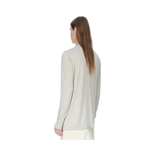 Rick Owens Concordians Level Ls T In Pearl Rainino Jersey
