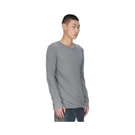 Rick Owens Concordians Double Ls T In Whashed Indigo Unstable Cotton