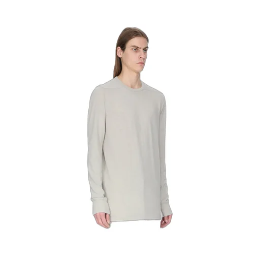 Rick Owens Concordians Level Ls T In Pearl Rainino Jersey