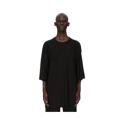 Rick Owens Concordians Tommy T In Black Rainino Jersey