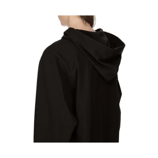 Rick Owens Concordians Hoodie In Black Heavy Jersey