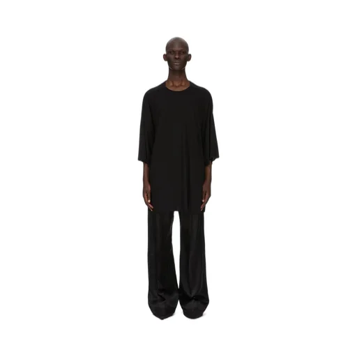 Rick Owens Concordians Tommy T In Black Rainino Jersey