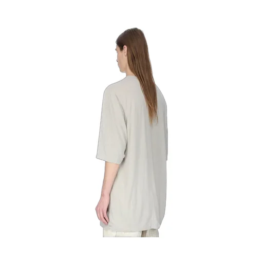 Rick Owens Concordians Jumbo Ss T In Pearl Rainino Jersey