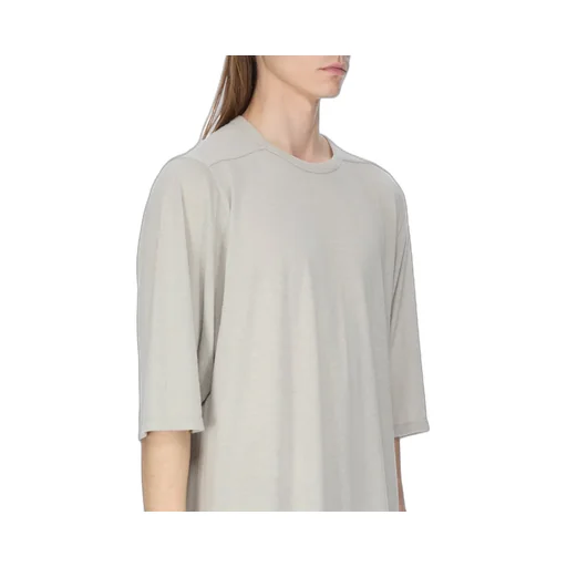 Rick Owens Concordians Jumbo Ss T In Pearl Rainino Jersey