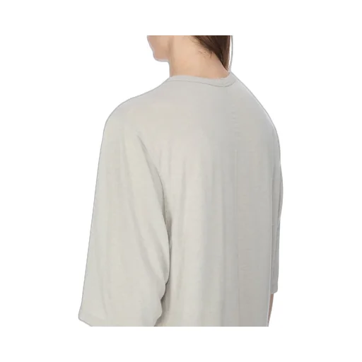 Rick Owens Concordians Jumbo Ss T In Pearl Rainino Jersey
