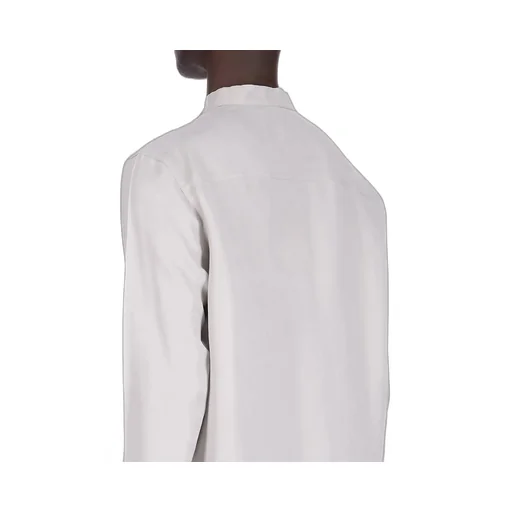 Rick Owens Concordians Island Shirt In Pearl Washed Cupro